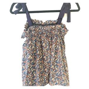 Floral babydoll top